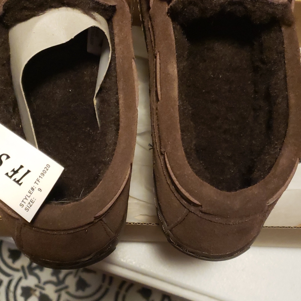 TF STAR MOCCASIN LOAFERS SIZE 9 NEW - Picture 3 of 8